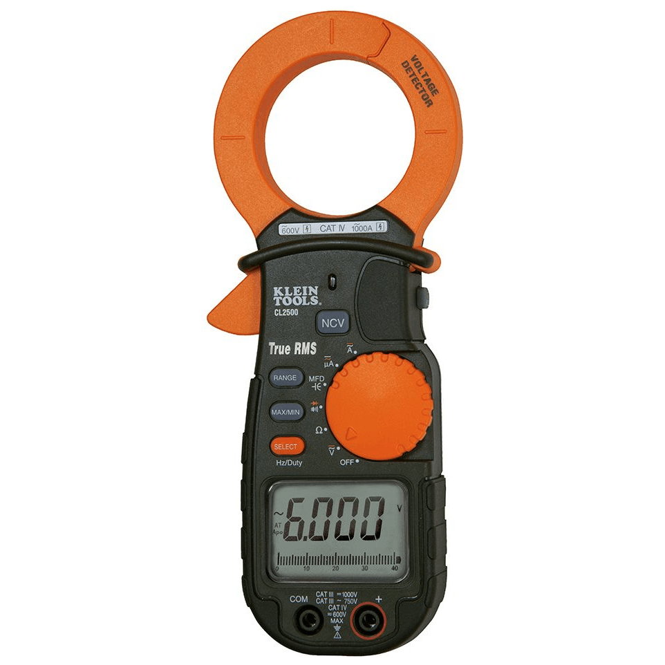 Klein CL2500 Digital Clamp Meter / Tester (1000A AC/DC) | Klein by KHM Megatools Corp. Klein CL2500 Digital Clamp Meter / Tester (1000A AC/DC) | Klein by KHM Megatools Corp.